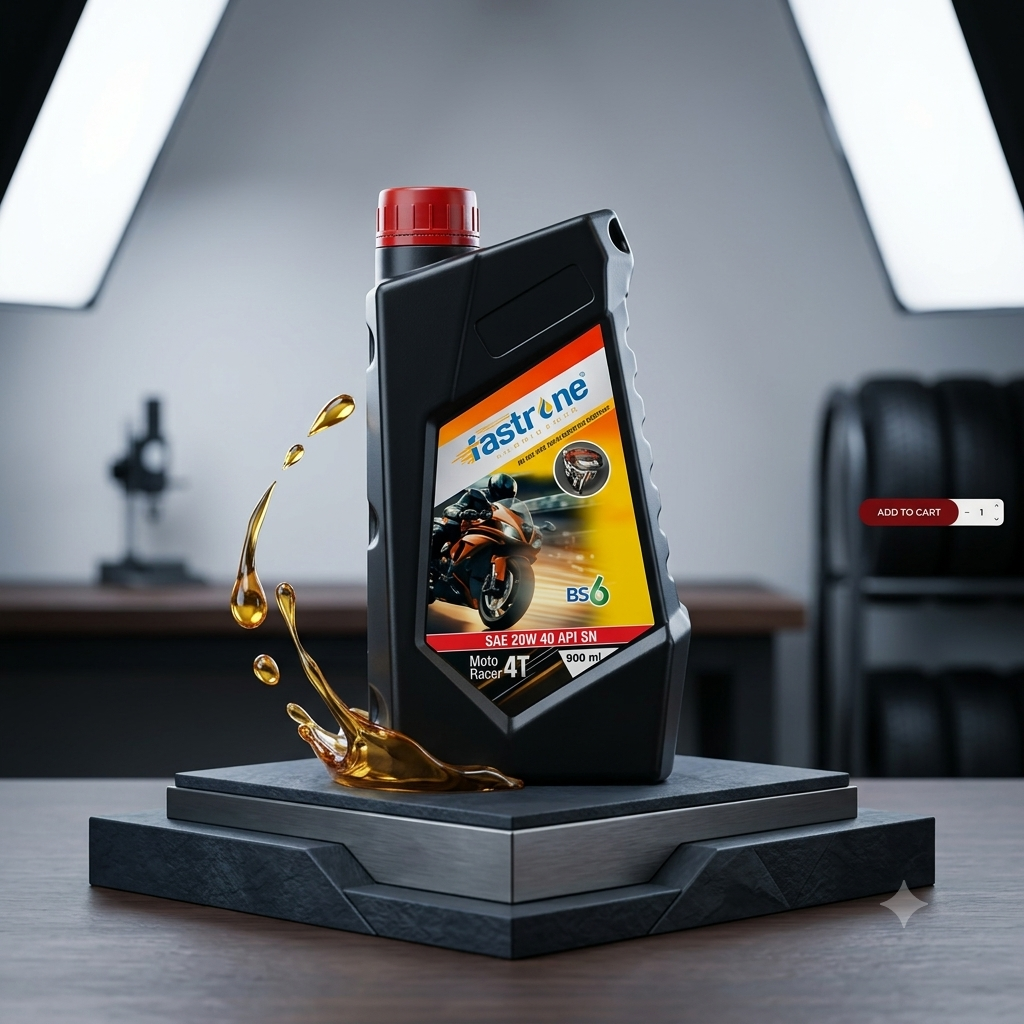 MOTO RACER 4T 20W-40 - Fastrone Motorcycle Engine Oil